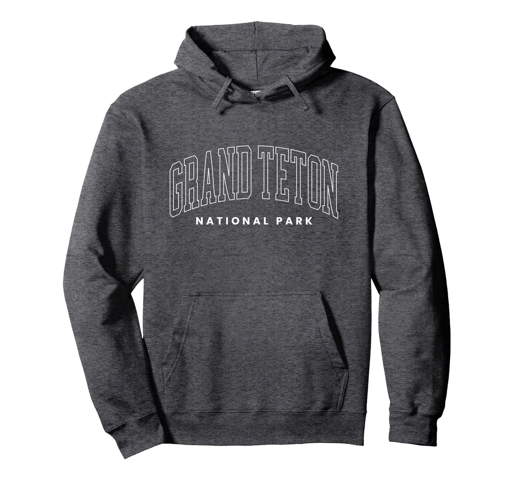 Grand Teton National Park Wyoming Hoodie - Novelty Apparel for Adults - T-Shirt, Sweatshirt, Hoodie