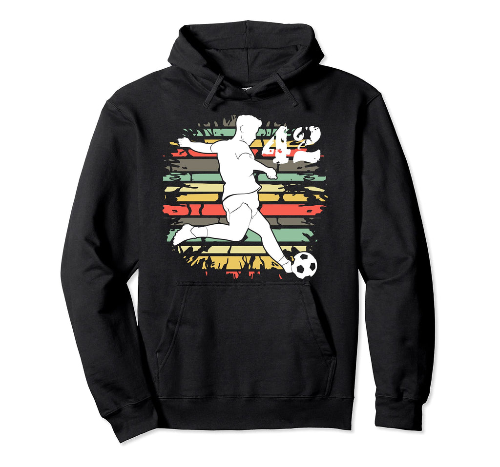 Sunset Soccer Number Forty Two Hoodie - Trendy Graphic Unisex - T-Shirt, Sweatshirt, Hoodie