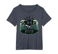 Soccer Is Life Inspiring Football Fan T-Shirt - Custom Art Print Unisex - T-Shirt, Sweatshirt, Hoodie