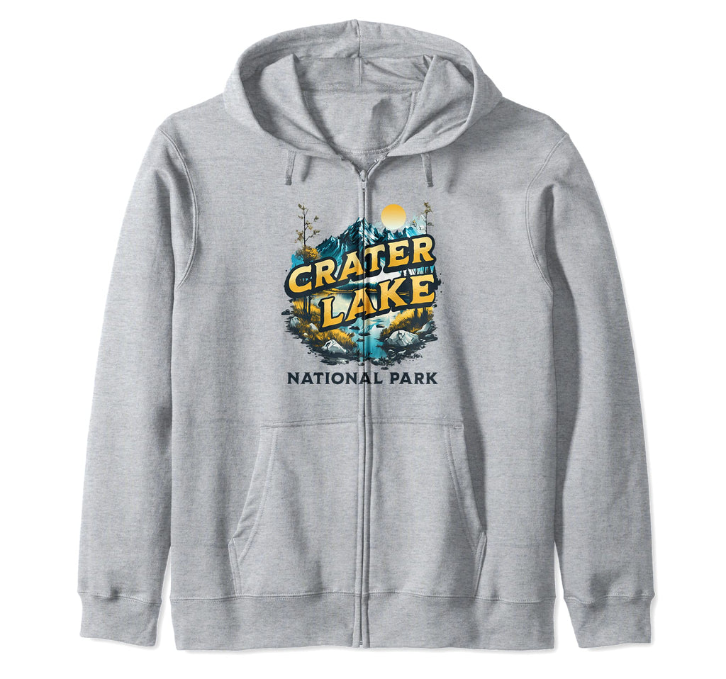 Crater Lake National Park Oregon Usa Sweatshirt - Minimalist Print Unisex - T-Shirt, Sweatshirt, Hoodie
