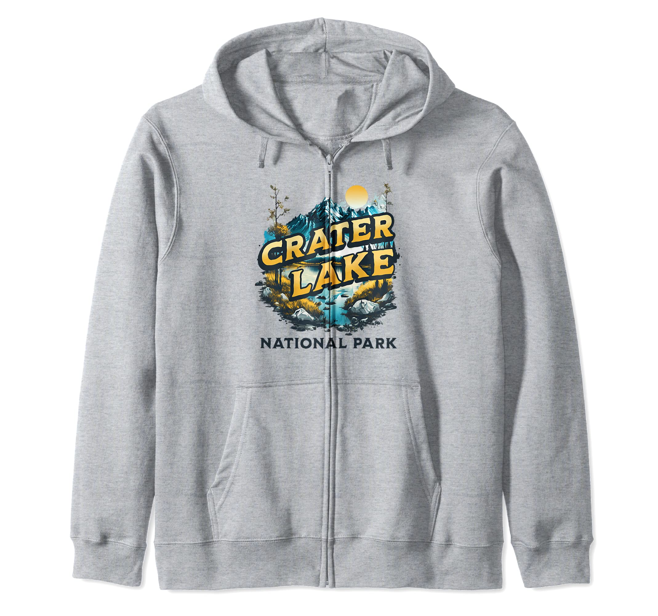 Crater Lake National Park Oregon Usa Sweatshirt - Minimalist Print Unisex - T-Shirt, Sweatshirt, Hoodie