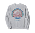 Zion National Park Outdoor Hiking Sweatshirt - Minimalist Print Men Women - T-Shirt, Sweatshirt, Hoodie