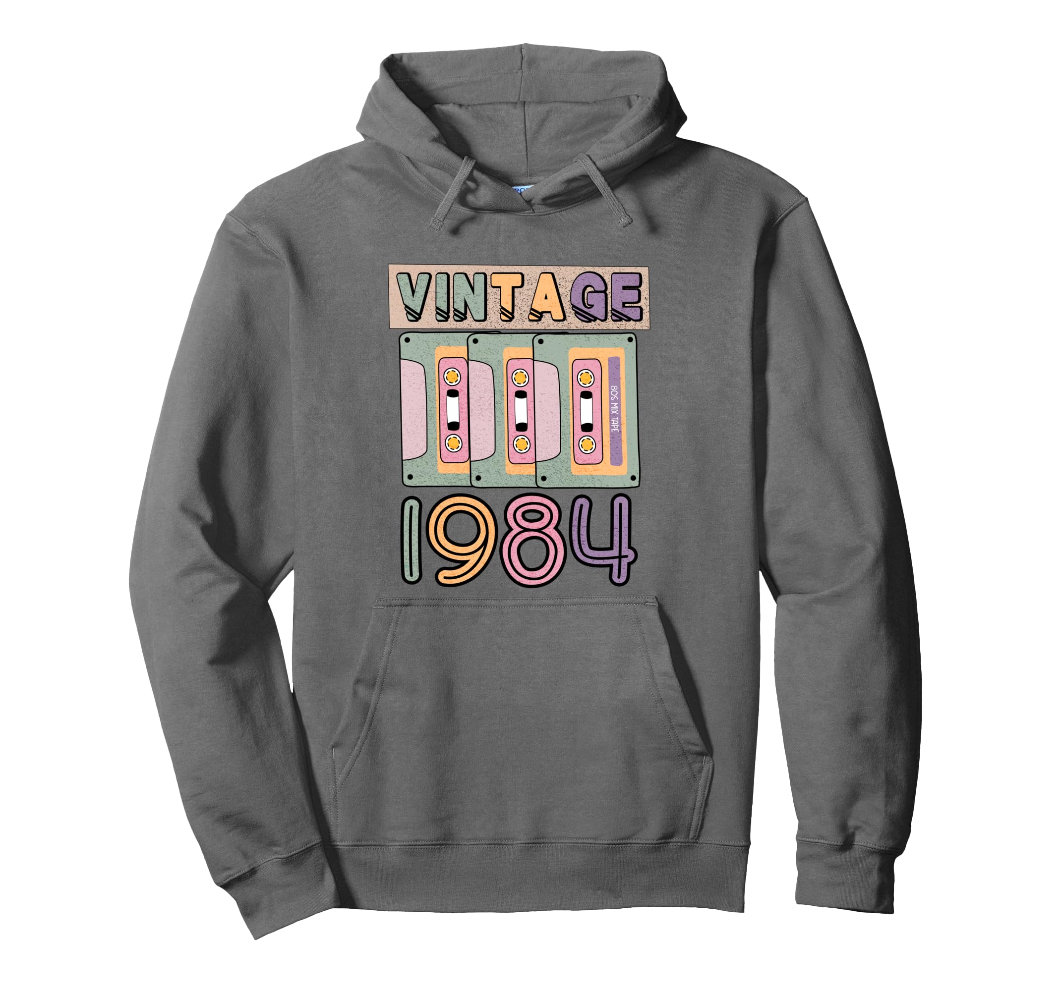 40Th Birthday 1984 Music Cassette Tape Hoodie - Graphic Print Men Women - T-Shirt, Sweatshirt, Hoodie