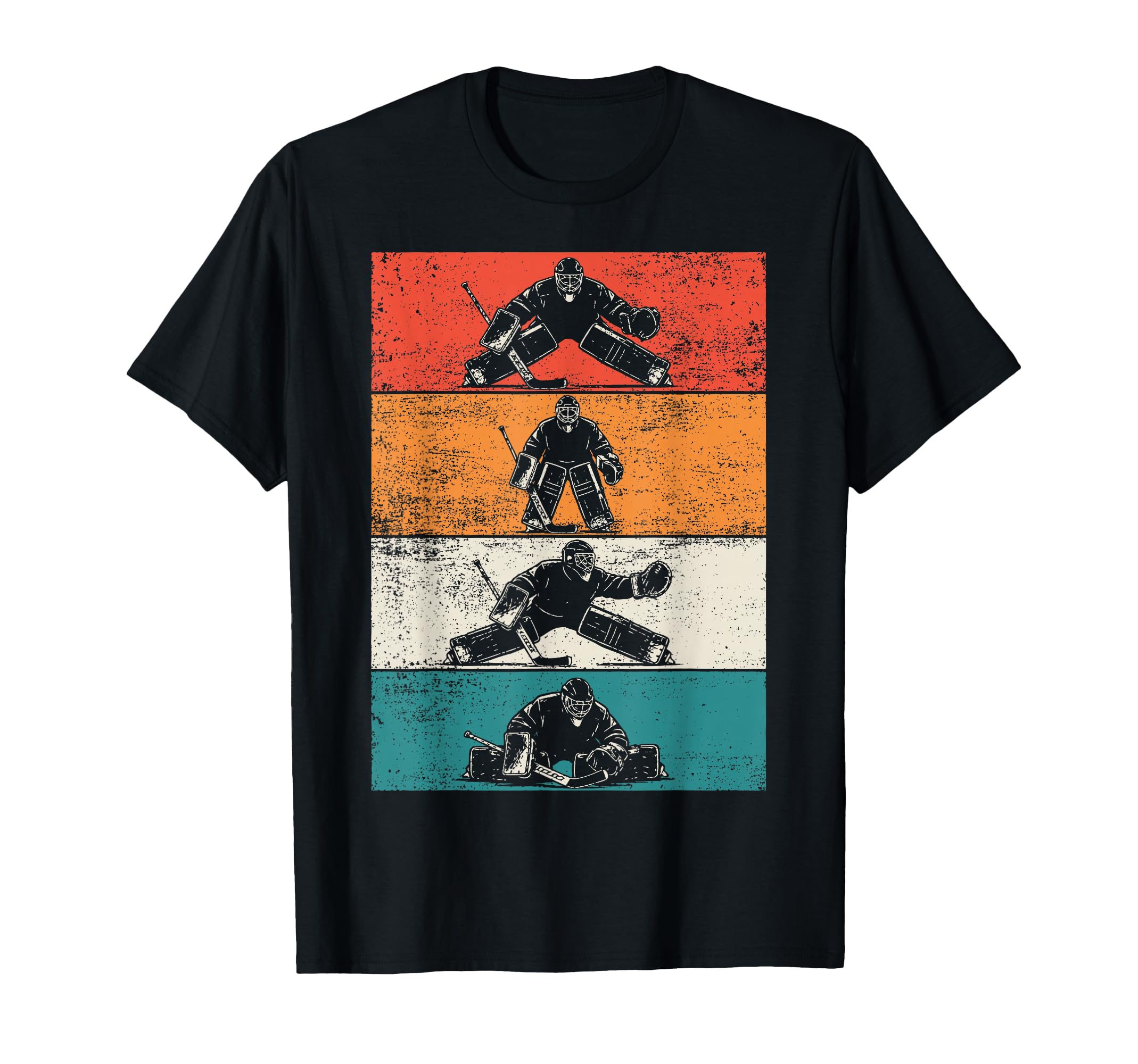 Ice Hockey Goalkeeper Goalie Hockey T-Shirt - Minimalist Print Unisex - T-Shirt, Sweatshirt, Hoodie