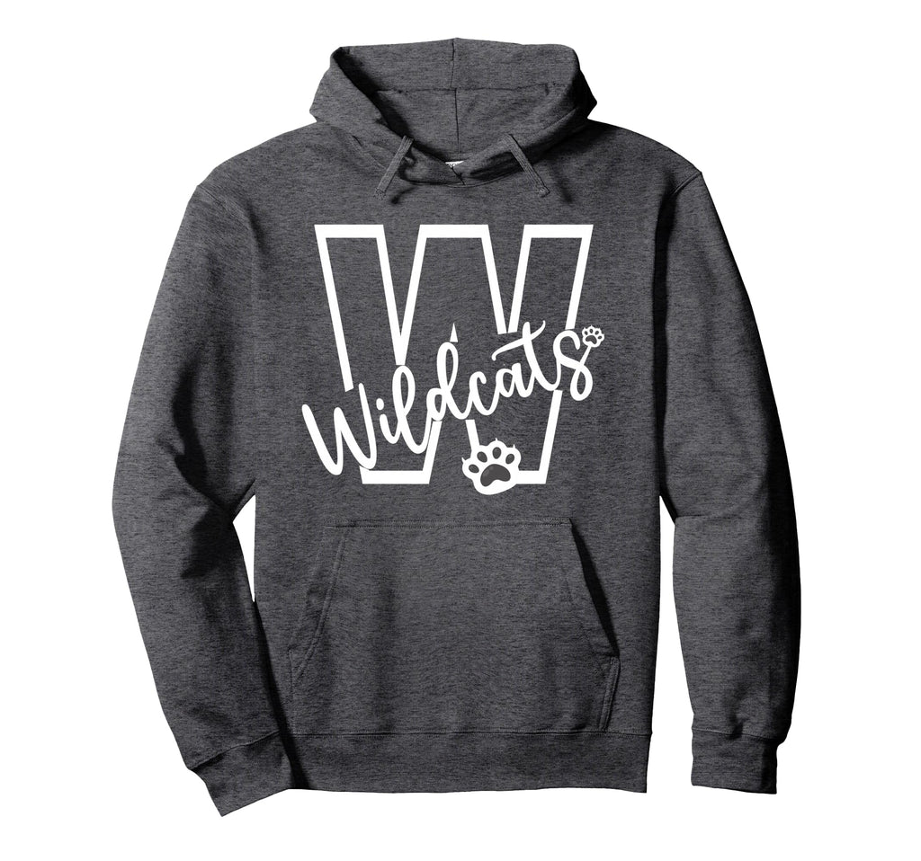 Wildcats School Sports Fan Team Spirit Hoodie - Novelty Apparel for Adults - T-Shirt, Sweatshirt, Hoodie