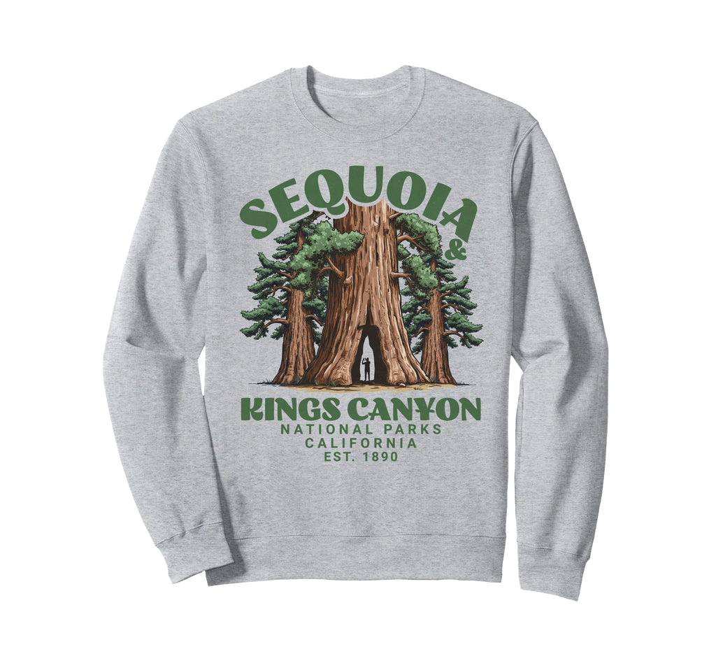 Sequoia Kings Canyon National Sweatshirt - Casual Everyday Wear Unisex - T-Shirt, Sweatshirt, Hoodie