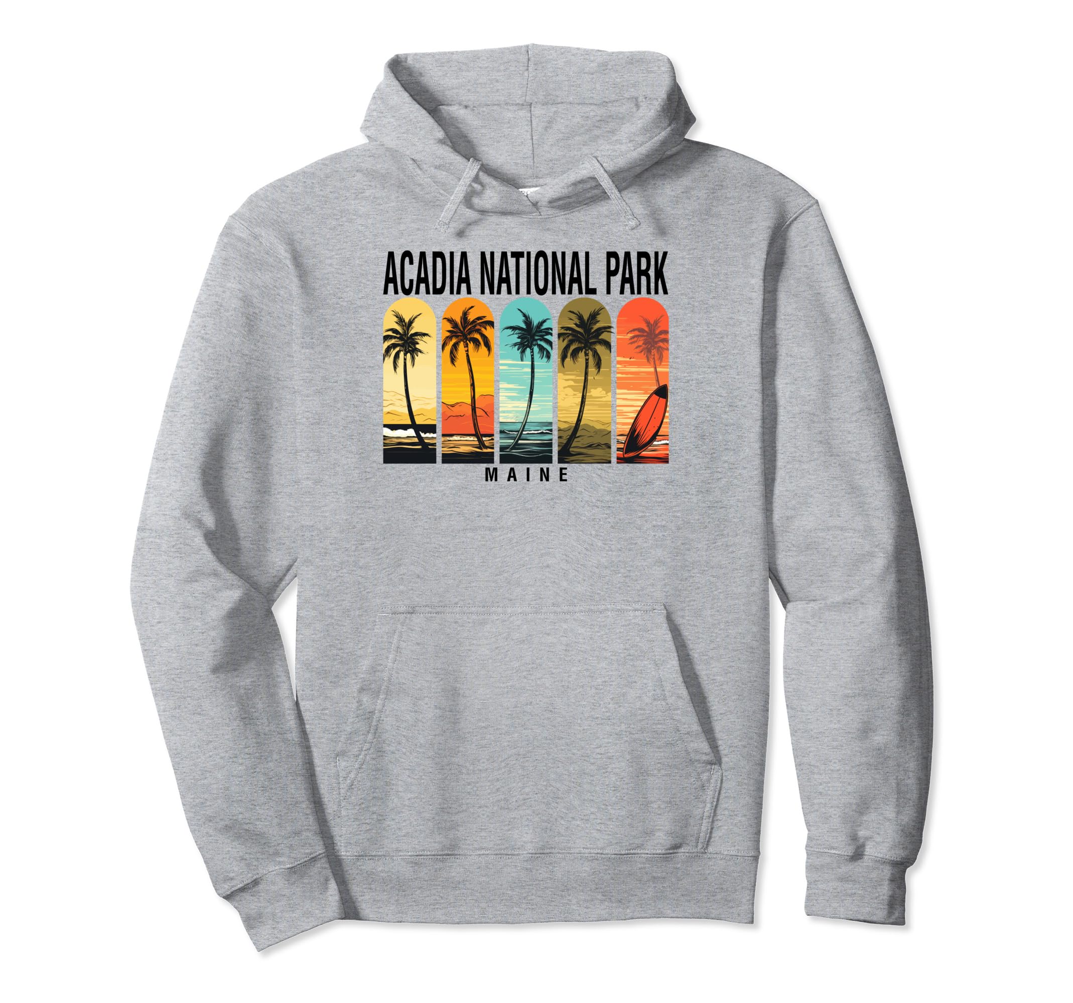 Acadia National Park Maine Beach Rider Hoodie - Custom Art Print Men Women - T-Shirt, Sweatshirt, Hoodie