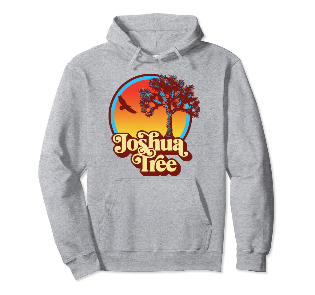 Joshua Tree National Park 80S Vibe Hoodie - Custom Art Print Men Women - T-Shirt, Sweatshirt, Hoodie