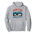 Grand Teton National Park Mountain Hoodie - Casual Everyday Wear for Adults - T-Shirt, Sweatshirt, Hoodie