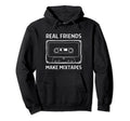 Real Friends Make Mixtapes Funny 80S 90S Hoodie - Minimalist Print Unisex - T-Shirt, Sweatshirt, Hoodie
