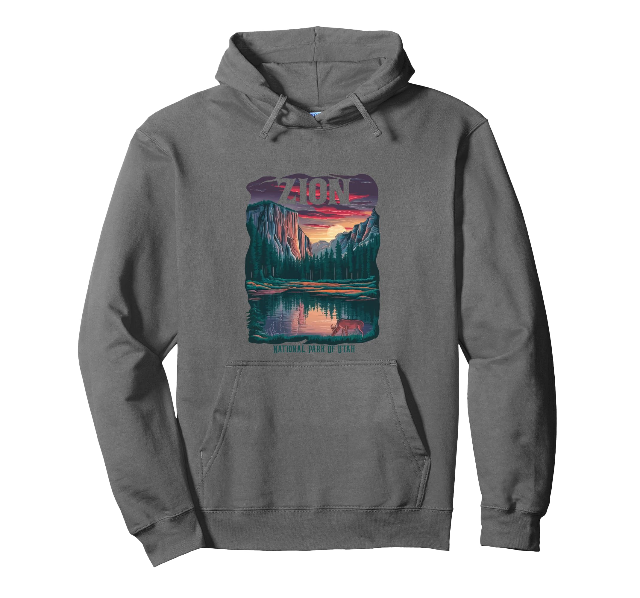 Zion National Park Utah Trail Narrows Hoodie - Novelty Apparel Men Women - T-Shirt, Sweatshirt, Hoodie