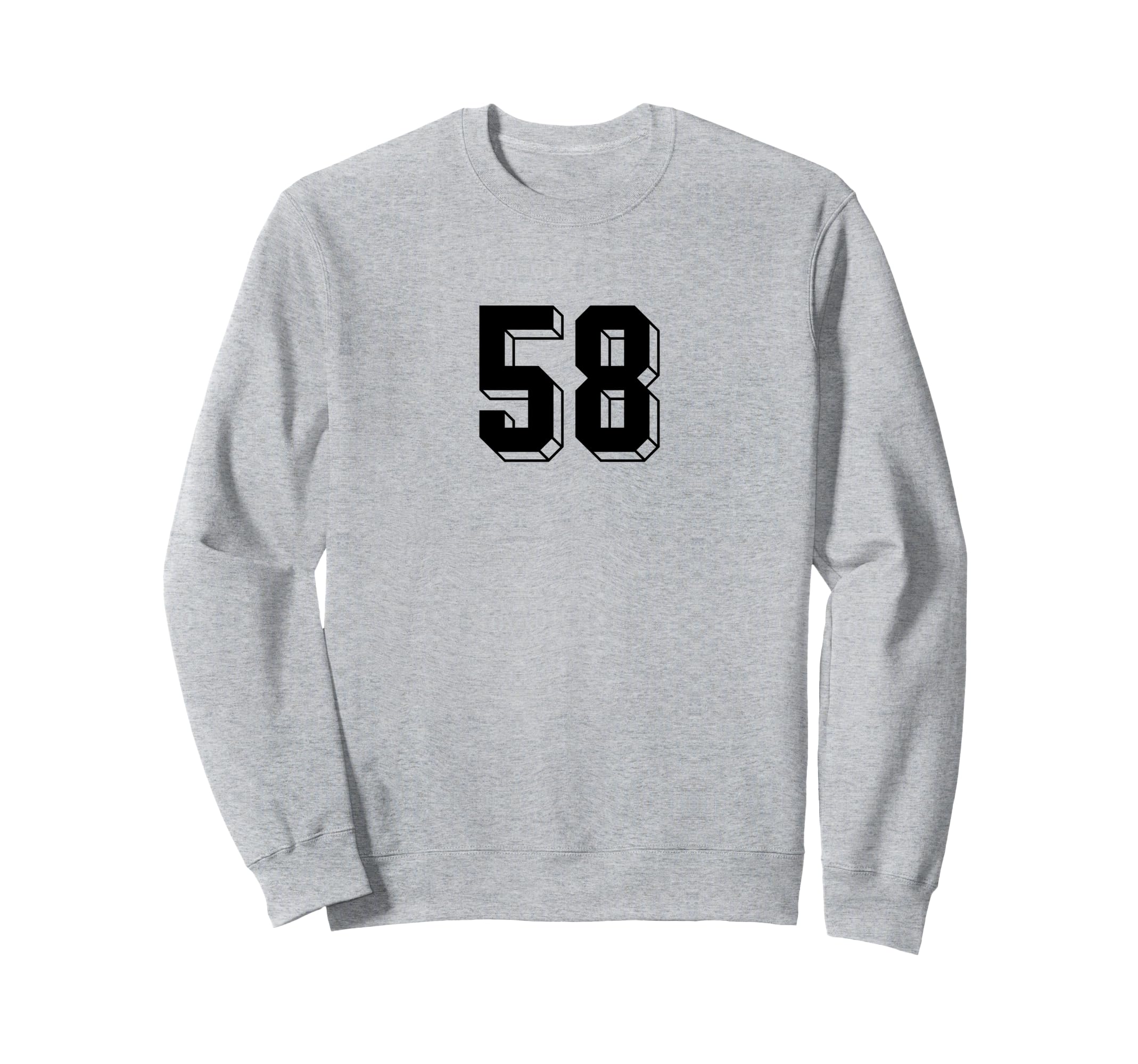 Number 58 80S 90S Soccer Team Sweatshirt - Unique Graphic for Adults - T-Shirt, Sweatshirt, Hoodie