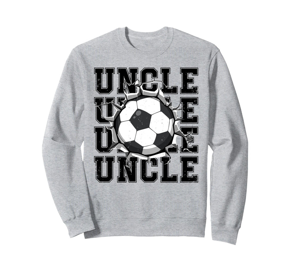 Soccer Uncle Cracked Wall Family Sweatshirt - Unique Graphic for Adults - T-Shirt, Sweatshirt, Hoodie