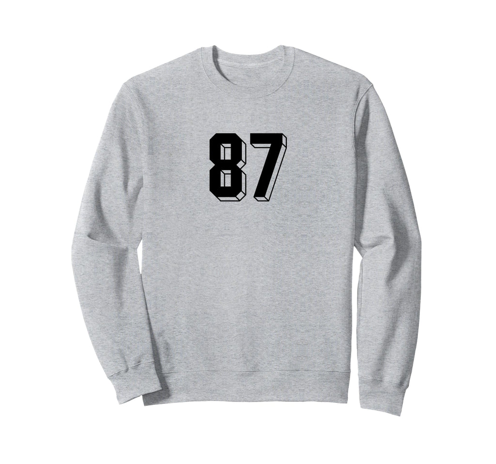 Number 87 80S 90S Soccer Team Sweatshirt - Minimalist Print Men Women - T-Shirt, Sweatshirt, Hoodie