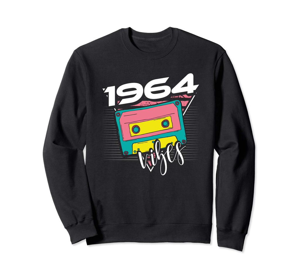 1964 Vibes Best Mixtape Birthday Gifts Sweatshirt - Graphic Print Unisex - T-Shirt, Sweatshirt, Hoodie