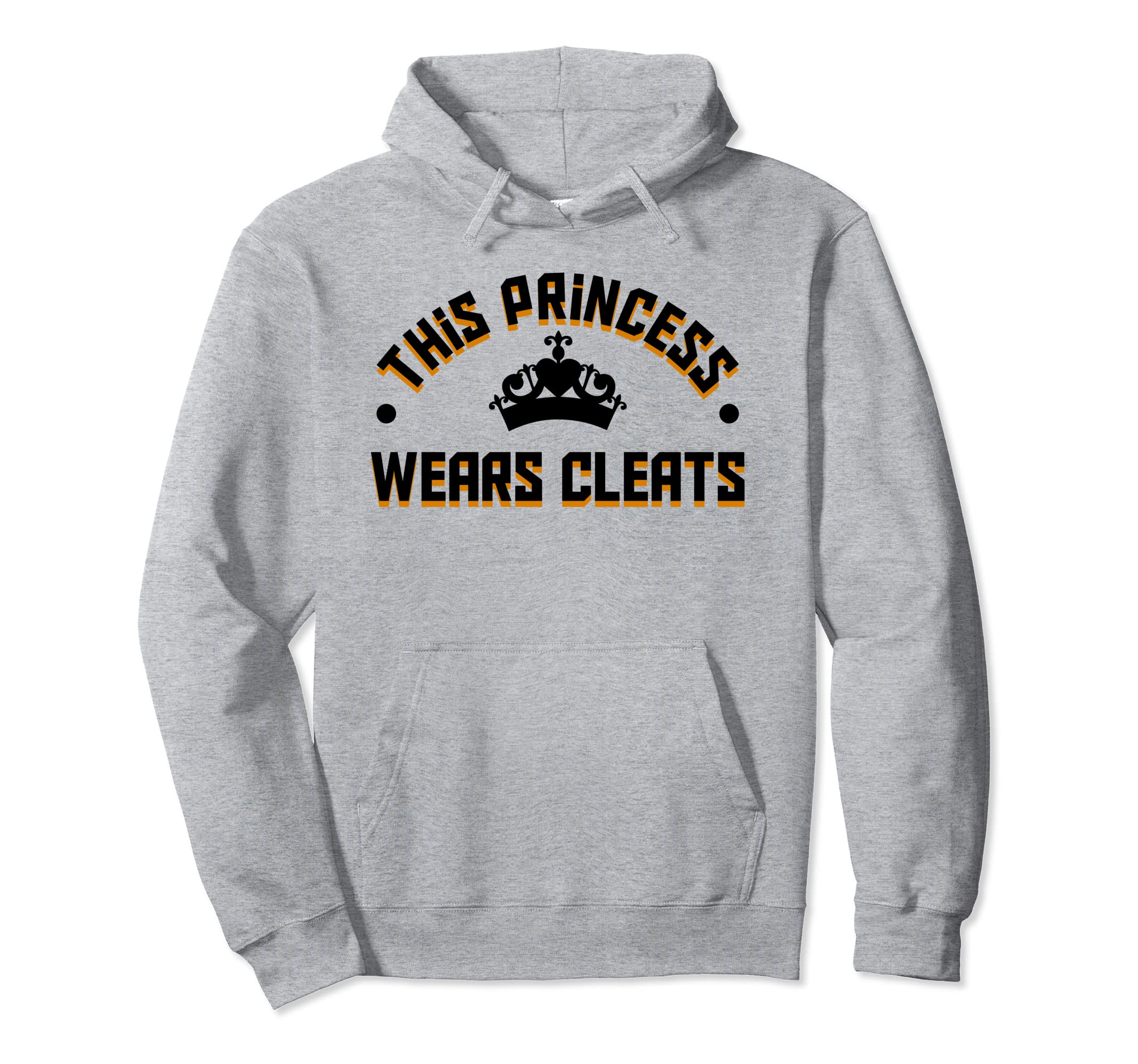 This Princess Wears Cleats Soccer Hoodie - Trendy Graphic Men Women - T-Shirt, Sweatshirt, Hoodie