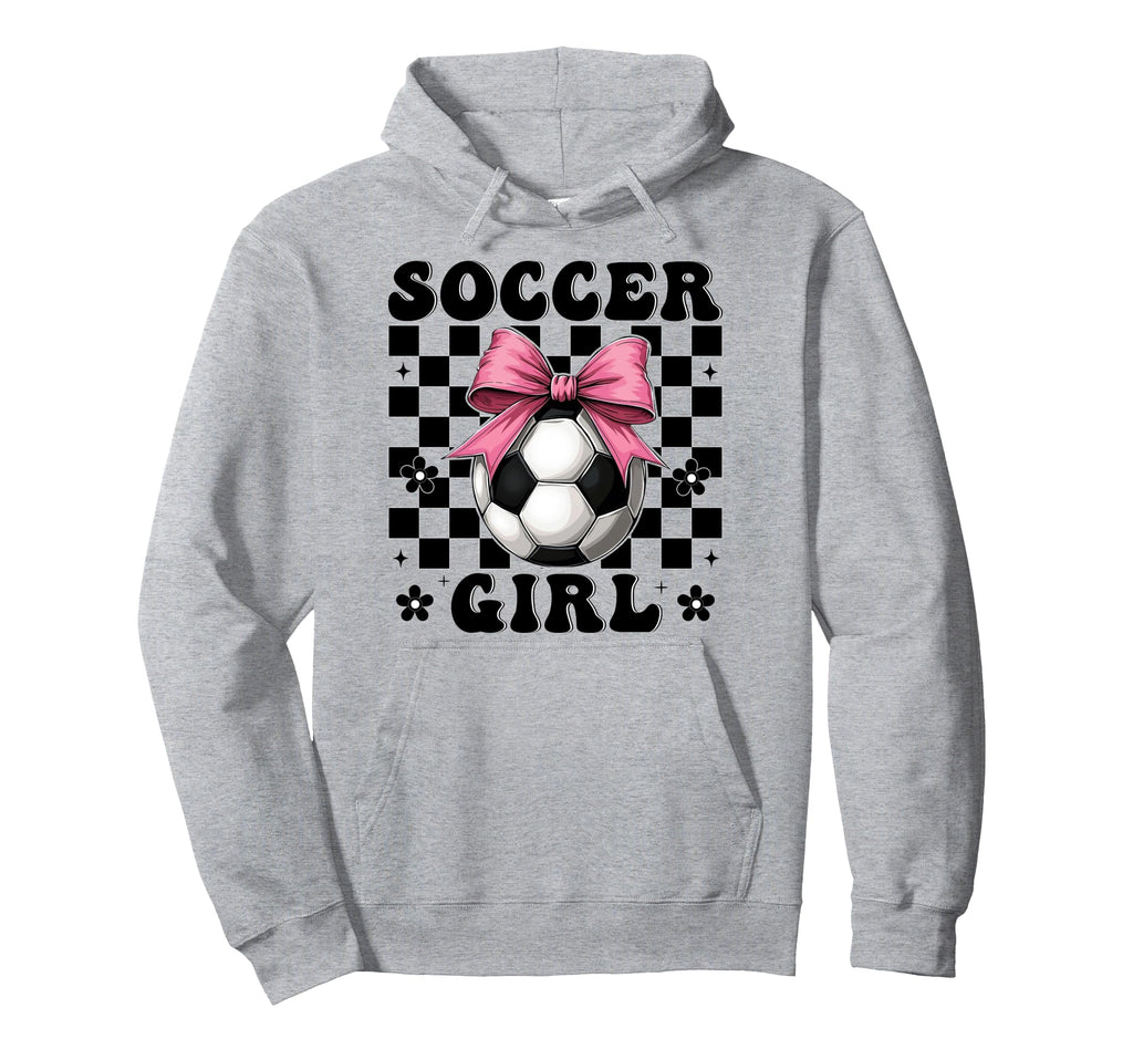 Soccer Soccer Mom Coquette Hoodie - Streetwear Style Unisex - T-Shirt, Sweatshirt, Hoodie
