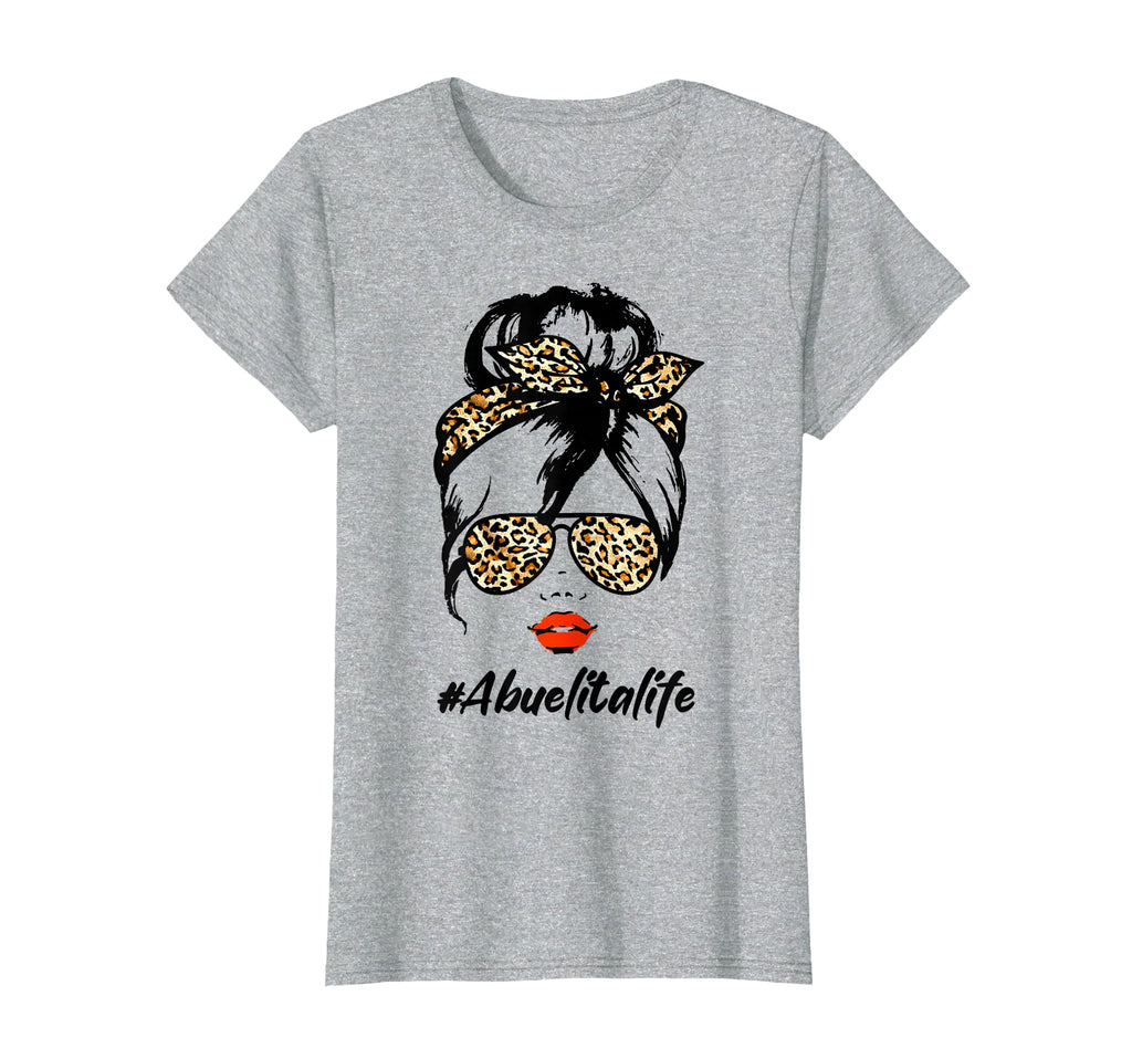 Classy Abuelita Life Leopard Pattern Shades T-Shirt - Unique Graphic Unisex - T-Shirt, Sweatshirt, Hoodie