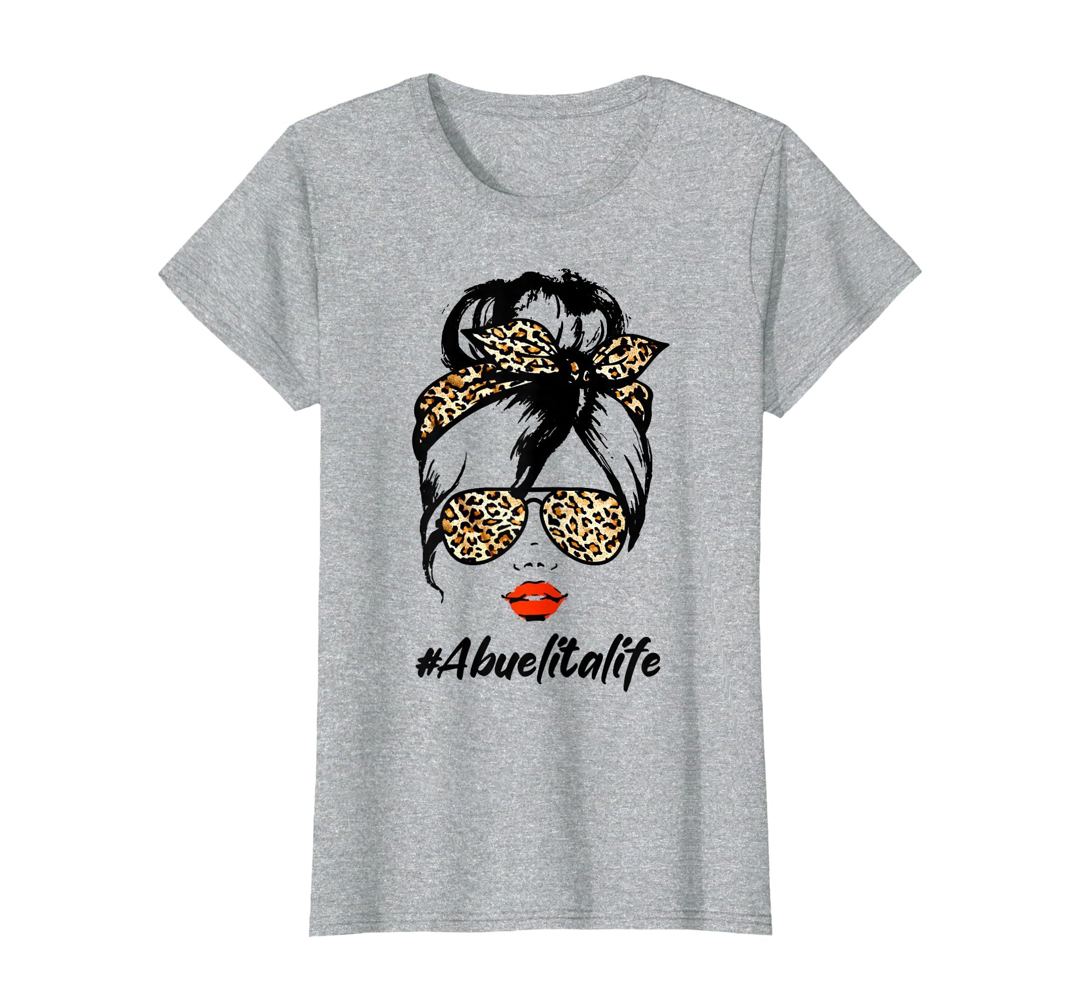 Classy Abuelita Life Leopard Pattern T-Shirt - Trendy Graphic for Adults - T-Shirt, Sweatshirt, Hoodie