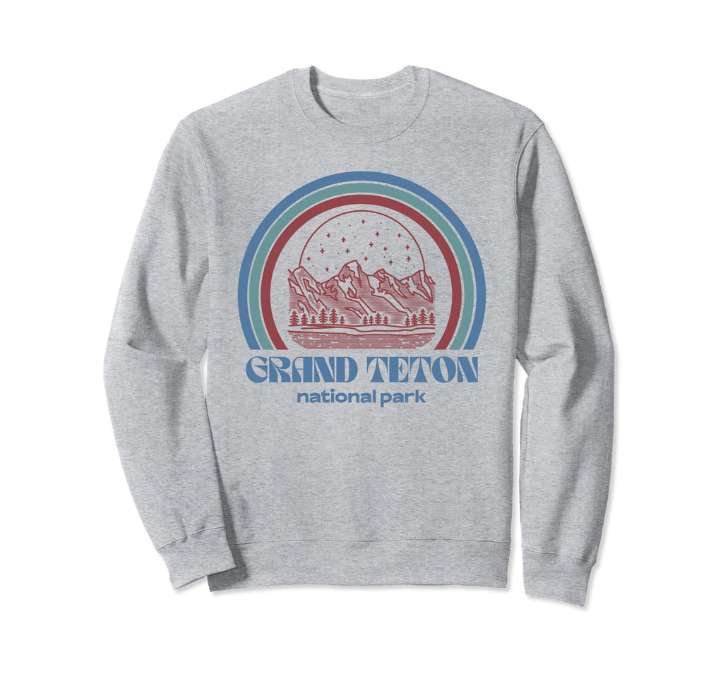 Grand Teton National Park Outdoor Sweatshirt - Graphic Print Men Women - T-Shirt, Sweatshirt, Hoodie
