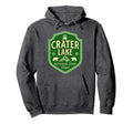 Crater Lake Oregon Nature Hiking Hoodie - Aesthetic Graphic for Adults - T-Shirt, Sweatshirt, Hoodie