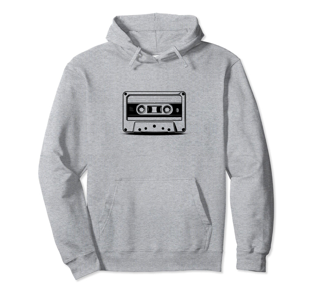 Nostalgic Cassette Tape Music Lover Hoodie - Trendy Graphic Men Women - T-Shirt, Sweatshirt, Hoodie
