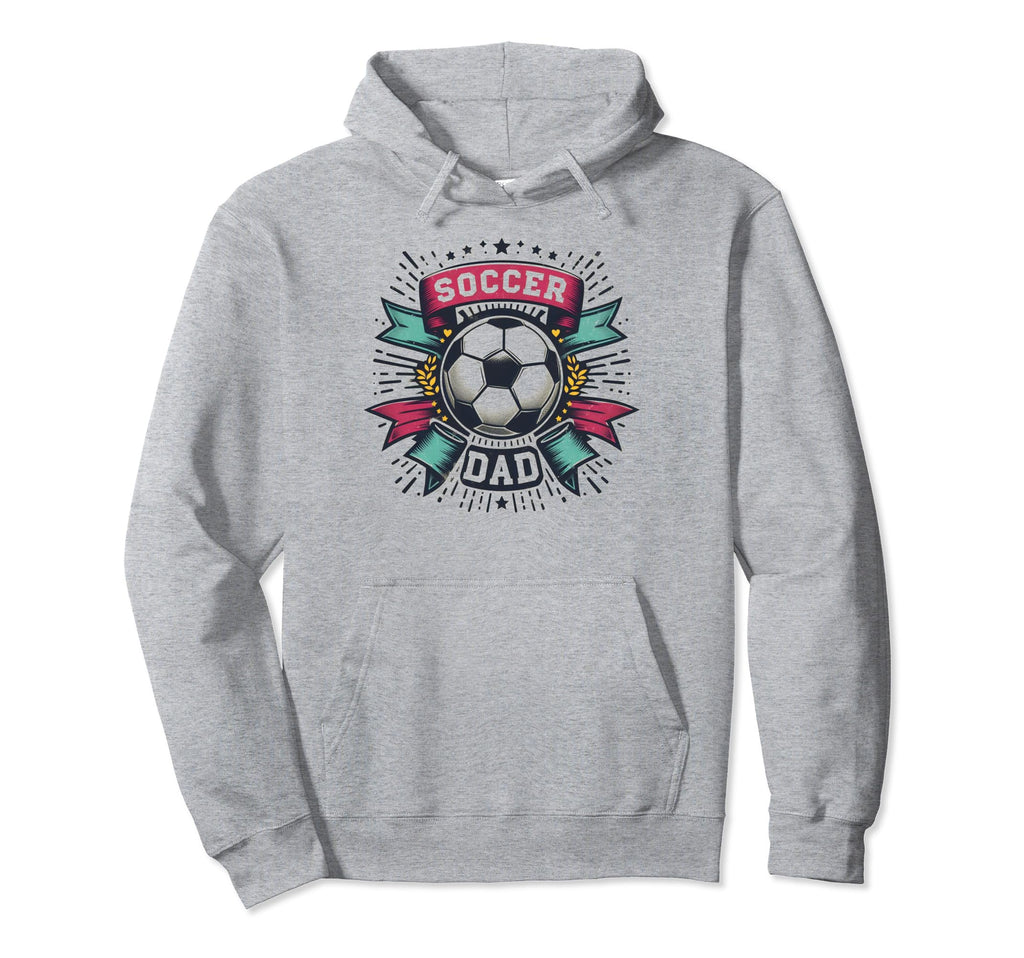 Soccer Dad Family Matching Dad Fathers Hoodie - Unique Graphic Men Women - T-Shirt, Sweatshirt, Hoodie