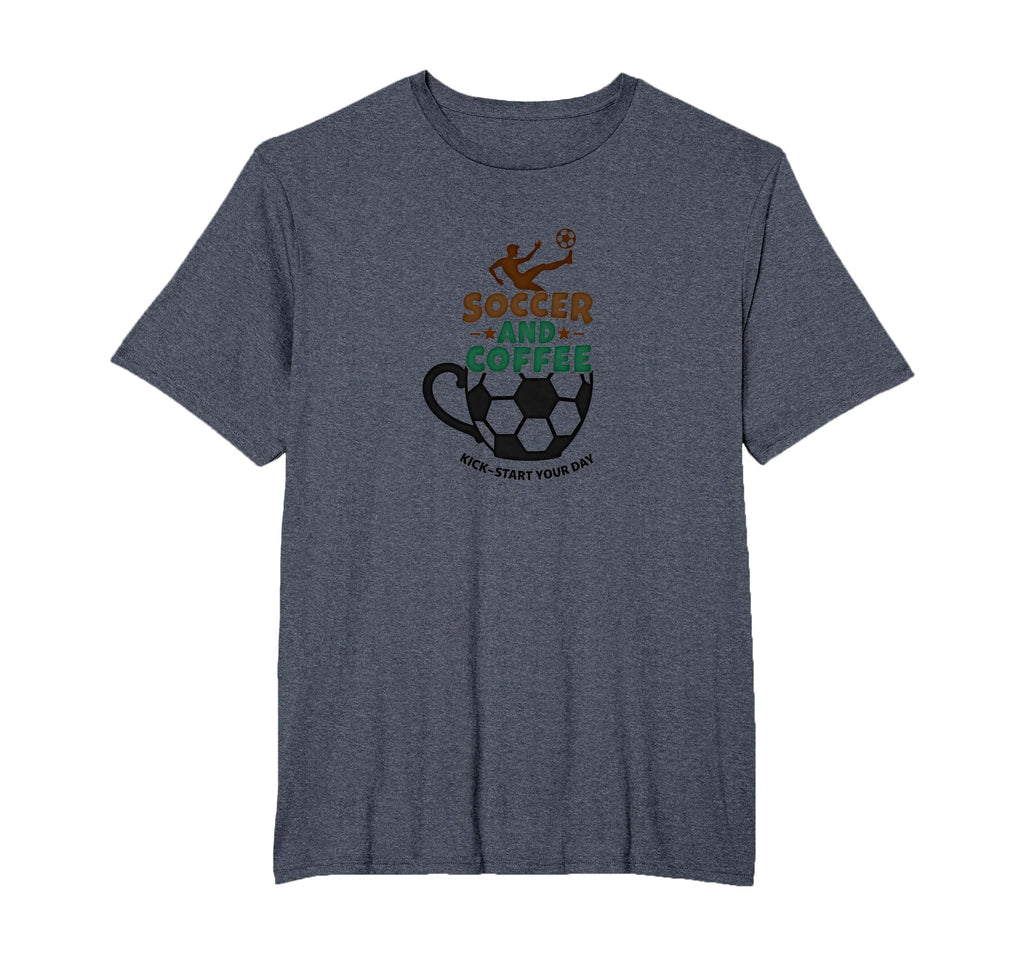 Soccer Mom Soccer And Coffee Kick Sweatshirt - Novelty Apparel for Adults - T-Shirt, Sweatshirt, Hoodie