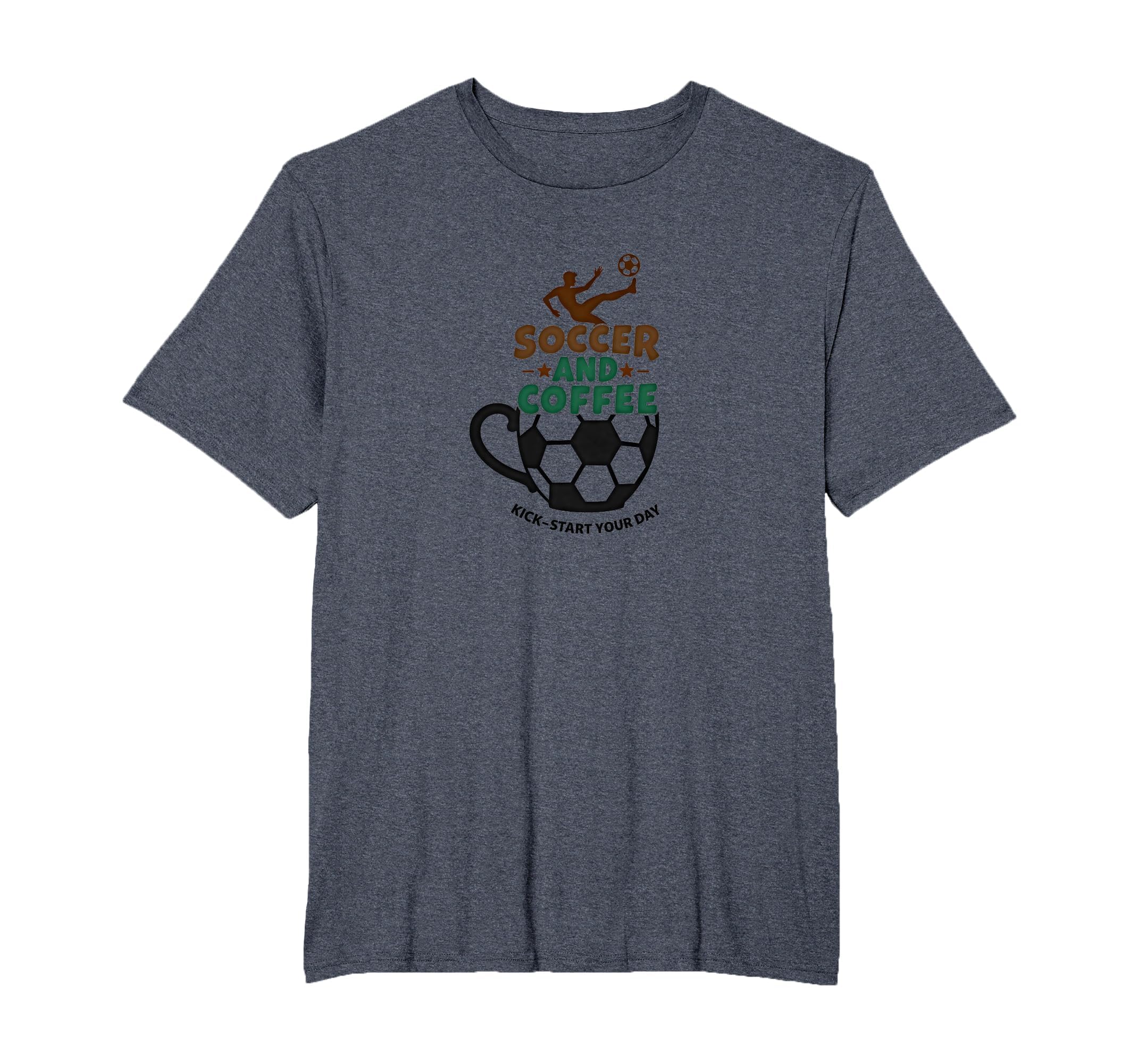 Soccer Mom Soccer And Coffee Kick Sweatshirt - Novelty Apparel for Adults - T-Shirt, Sweatshirt, Hoodie