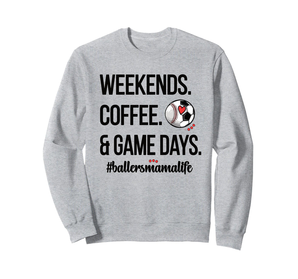 Baseball Soccer Mom Proud Ball Sweatshirt - Custom Art Print Men Women - T-Shirt, Sweatshirt, Hoodie