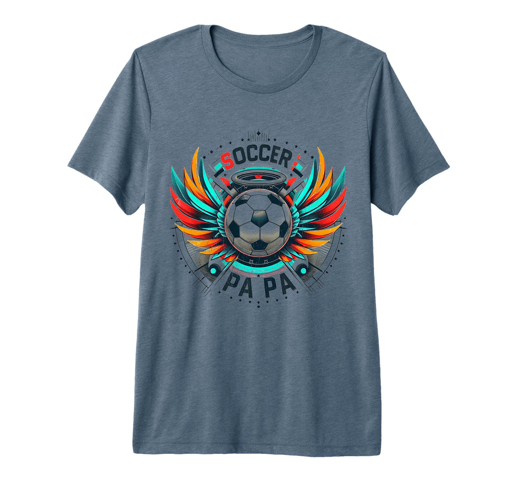 Soccer Papa Family Matching Dad T-Shirt - Fun Novelty Design Men Women - T-Shirt, Sweatshirt, Hoodie