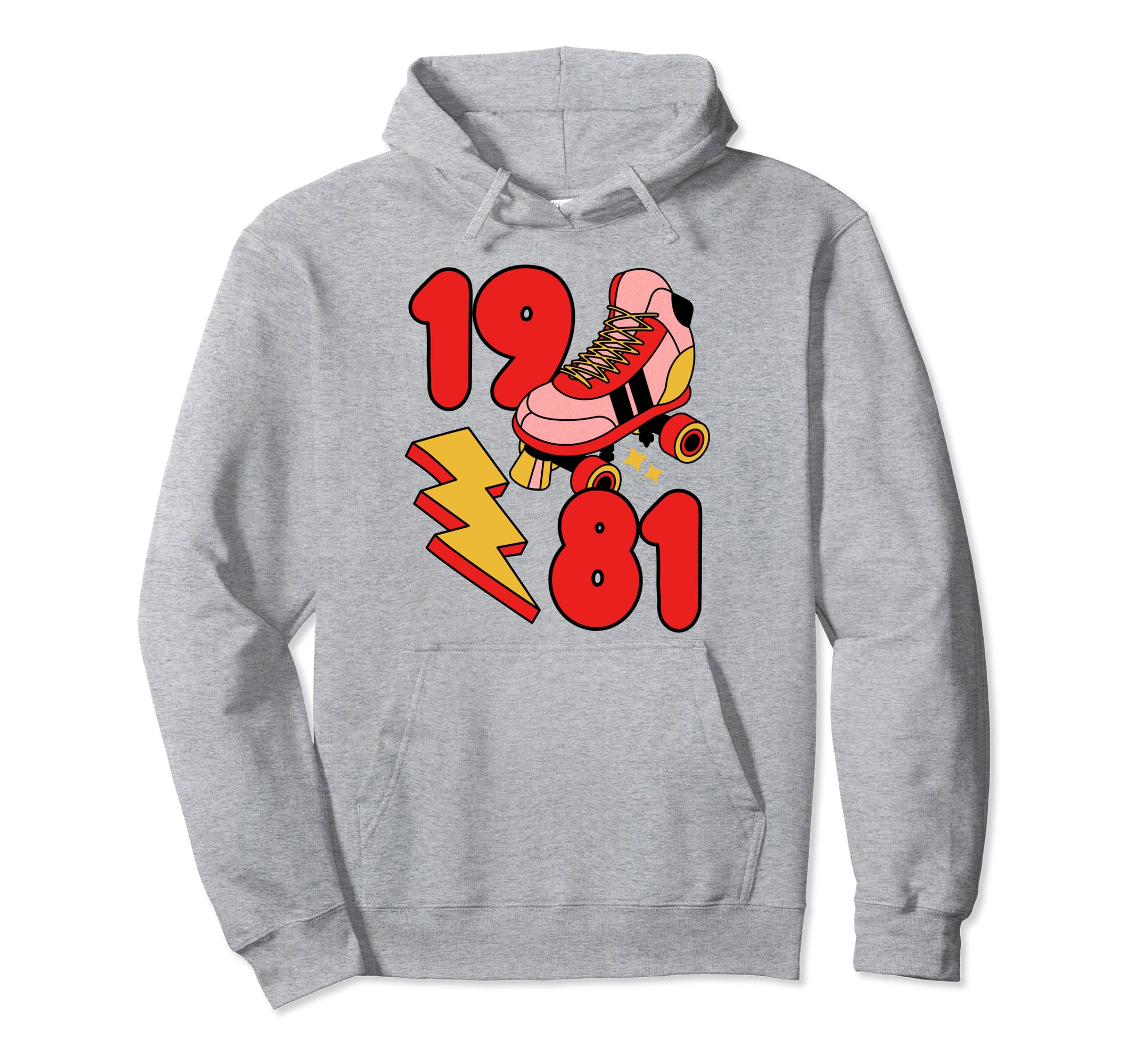 1981 Roller Skate 80S Nostalgia Hoodie - Streetwear Style for Adults - T-Shirt, Sweatshirt, Hoodie