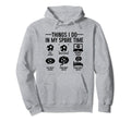 Soccer Things Do My Spare Time Funny Hoodie - Streetwear Style for Adults - T-Shirt, Sweatshirt, Hoodie