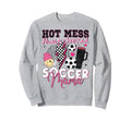 Hot Mess Always Stressed Soccer Sweatshirt - Casual Everyday Wear Unisex - T-Shirt, Sweatshirt, Hoodie