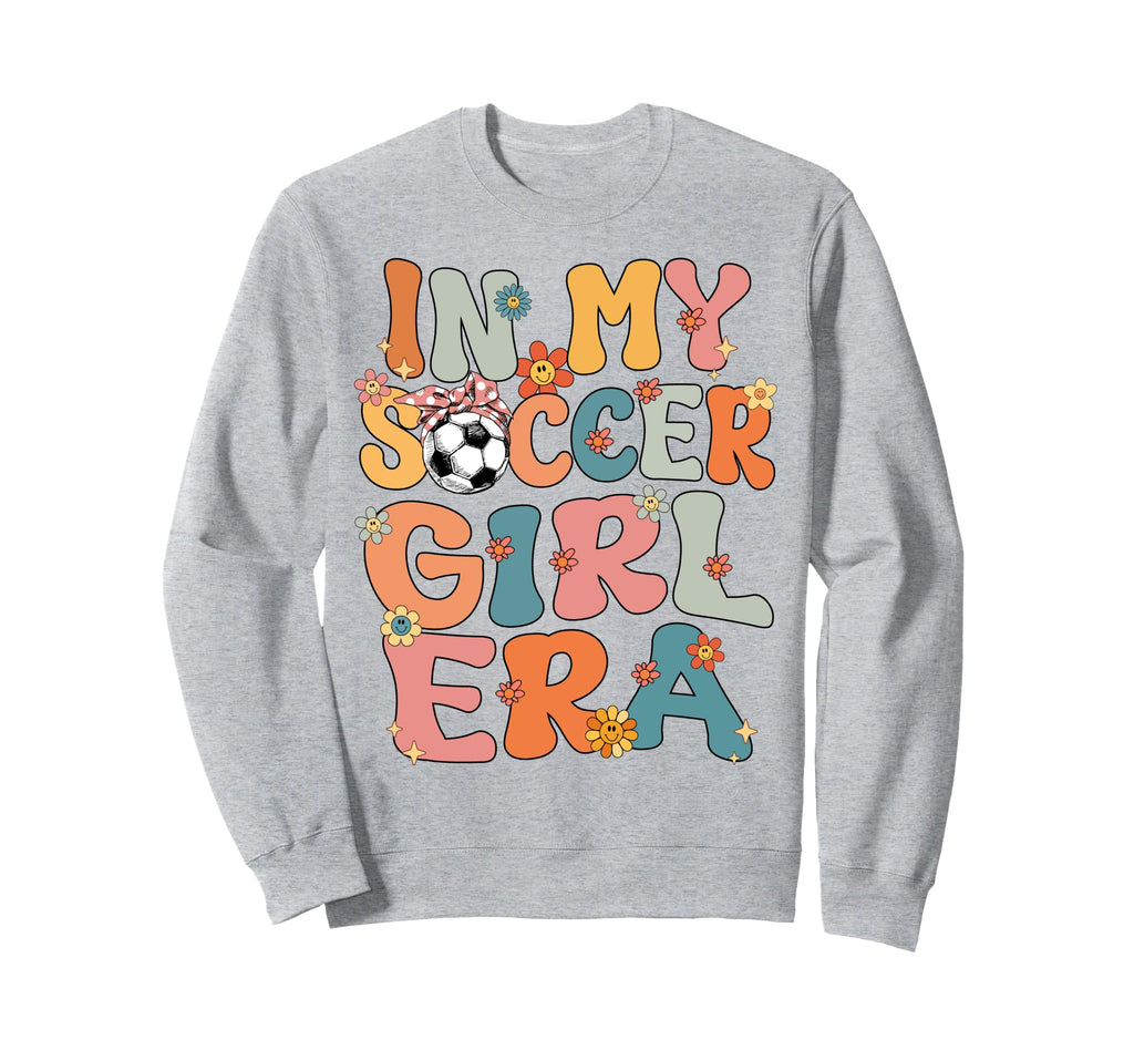 My Soccer Era Groovy Soccer Soccer Sweatshirt - Minimalist Print Unisex - T-Shirt, Sweatshirt, Hoodie