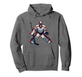 Ice Hockey Player Goalkeeper Ice Hockey Hoodie - Graphic Print Men Women - T-Shirt, Sweatshirt, Hoodie