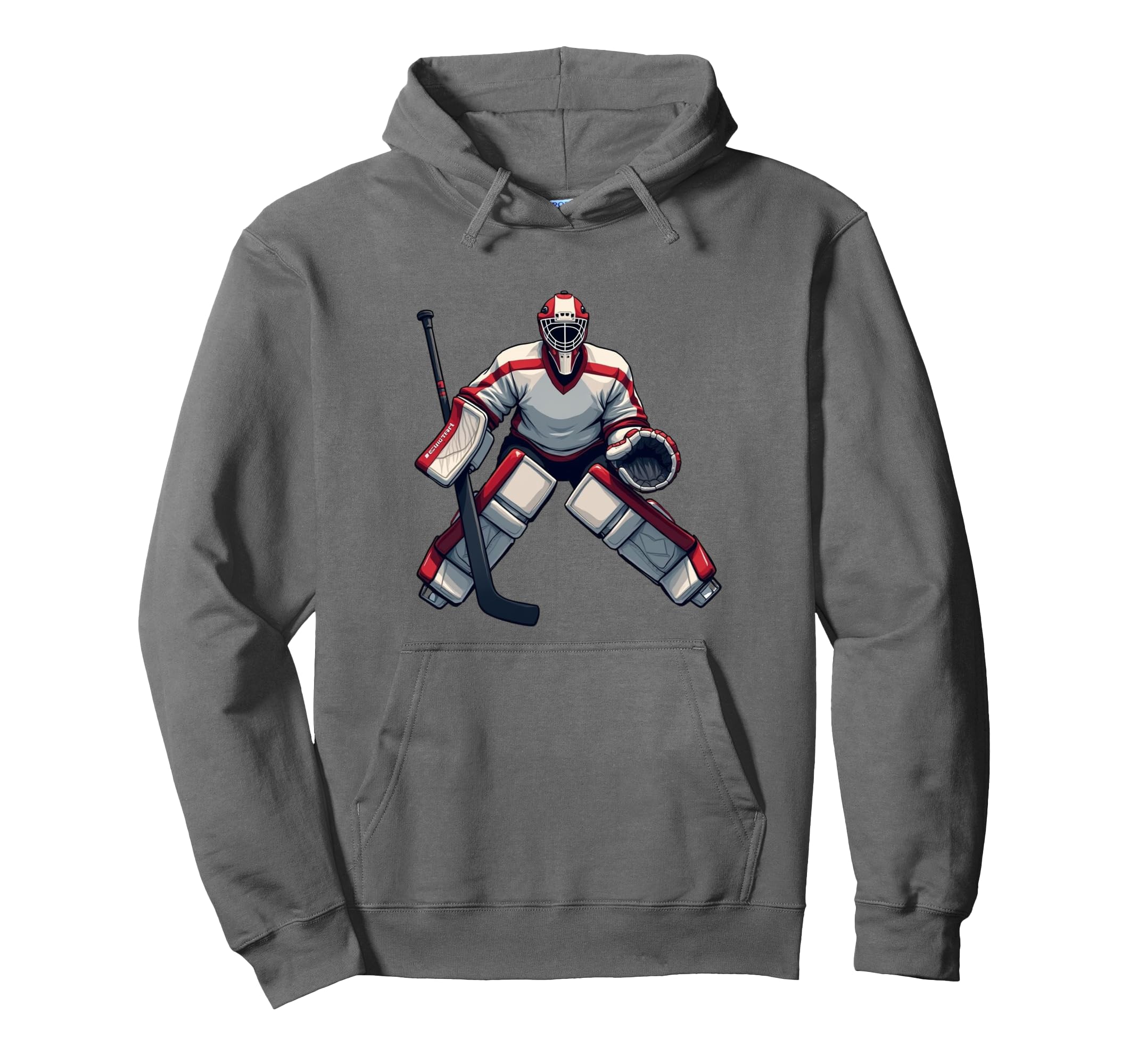 Ice Hockey Player Goalkeeper Ice Hockey Hoodie - Graphic Print Men Women - T-Shirt, Sweatshirt, Hoodie