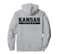 Kansas Soccer Black Text Hoodie - Streetwear Style for Adults - T-Shirt, Sweatshirt, Hoodie