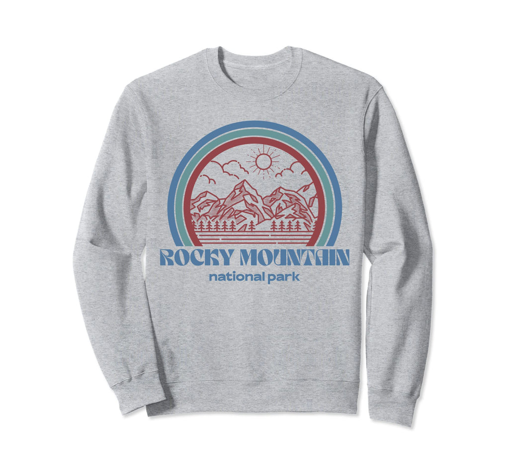 Rocky Mountain National Park Outdoor Sweatshirt - Trendy Graphic for Adults - T-Shirt, Sweatshirt, Hoodie
