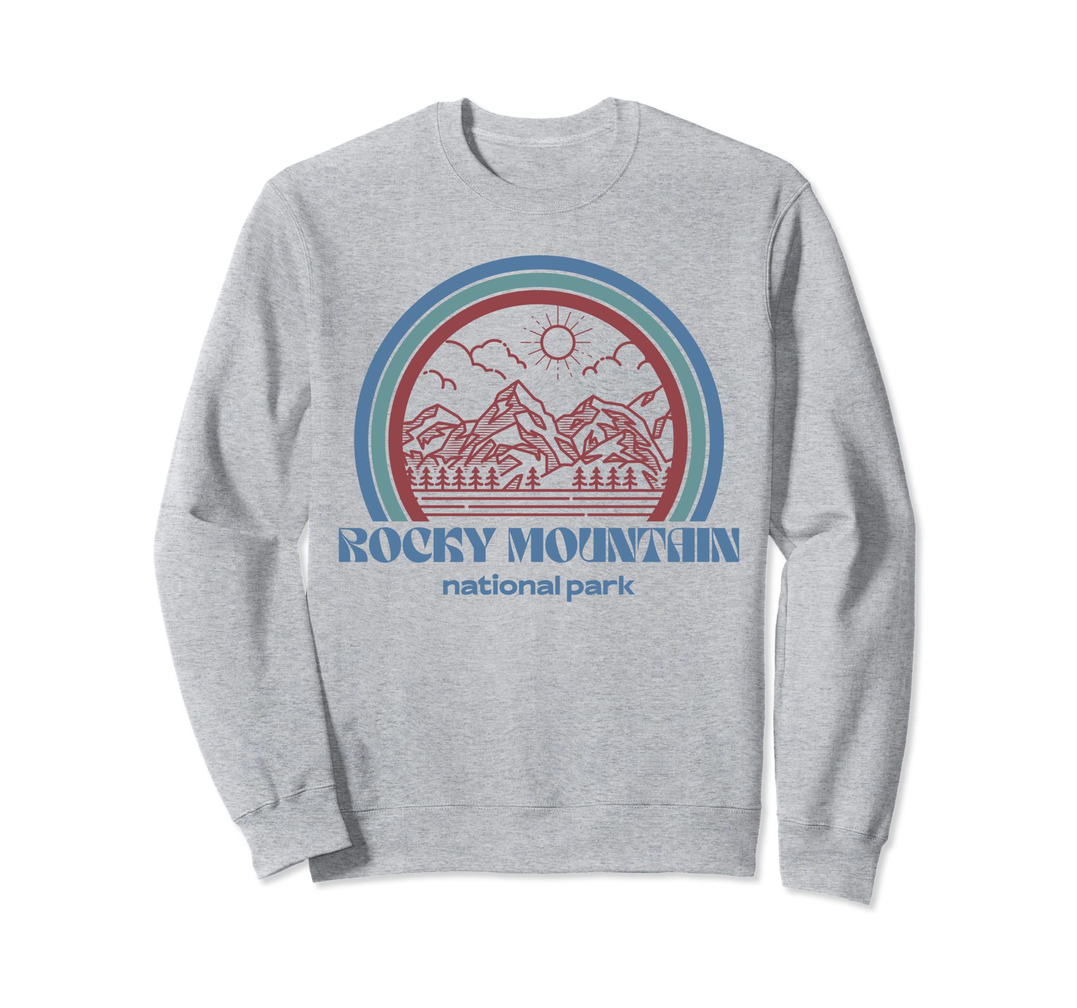 Rocky Mountain National Park Outdoor Sweatshirt - Trendy Graphic for Adults - T-Shirt, Sweatshirt, Hoodie