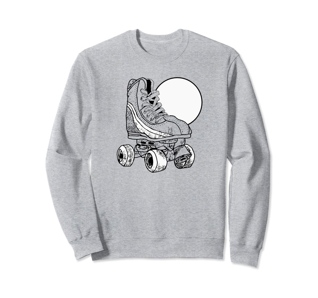 Minimalist Roller Skate Sun Sweatshirt - Fun Novelty Design Men Women - T-Shirt, Sweatshirt, Hoodie