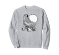 Minimalist Roller Skate Sun Sweatshirt - Fun Novelty Design Men Women - T-Shirt, Sweatshirt, Hoodie