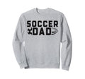 Father Son Daughter Soccer Dad Player Sweatshirt - Minimalist Print Unisex - T-Shirt, Sweatshirt, Hoodie