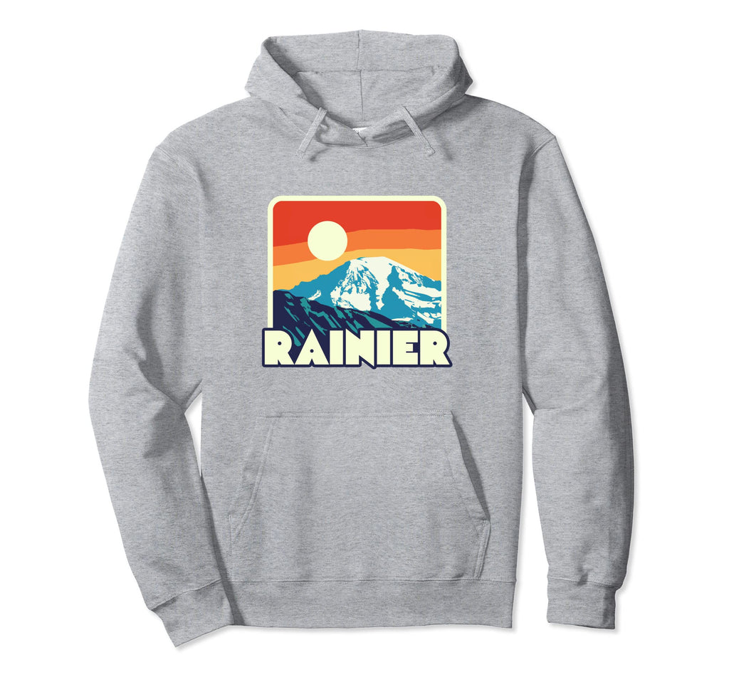 Mount Rainier Wpa National Parks Hoodie - Graphic Print Unisex - T-Shirt, Sweatshirt, Hoodie
