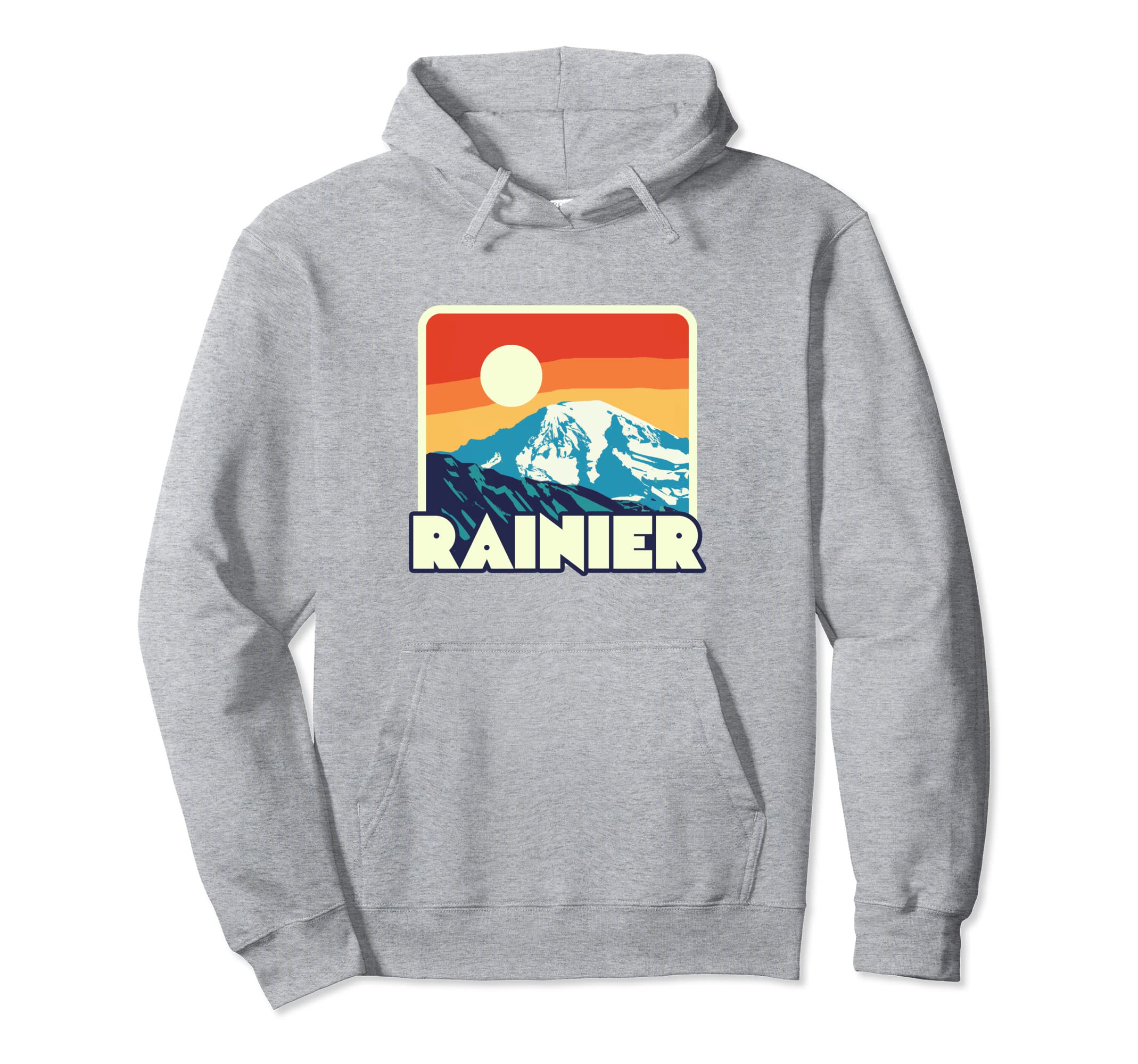 Mount Rainier Wpa National Parks Hoodie - Graphic Print Unisex - T-Shirt, Sweatshirt, Hoodie