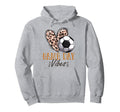 Funny Soccer Heart Game Day Vibes Hoodie - Casual Everyday Wear Men Women - T-Shirt, Sweatshirt, Hoodie