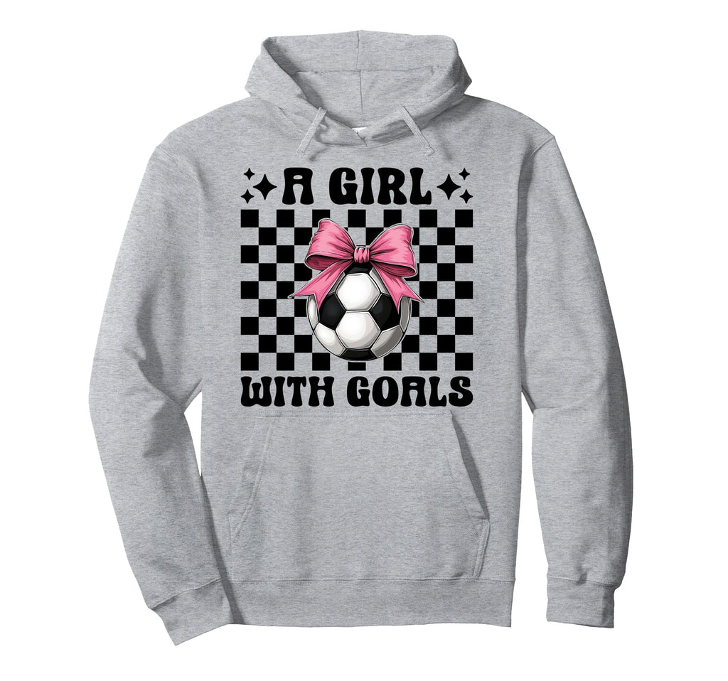Soccer Soccer Mom Mothers Day Goals Hoodie - Trendy Graphic Unisex - T-Shirt, Sweatshirt, Hoodie