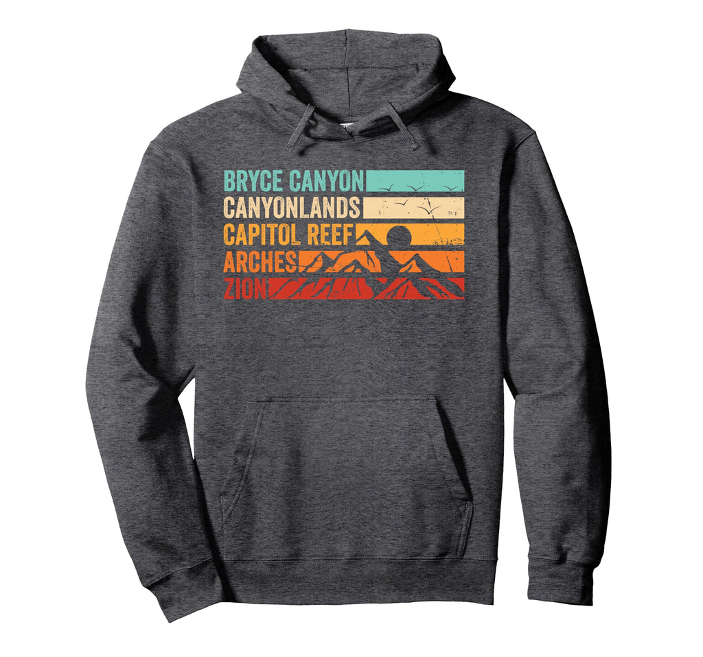 Moab Utah Souvenir Big 5 Mighty Five Hoodie - Minimalist Print Unisex - T-Shirt, Sweatshirt, Hoodie
