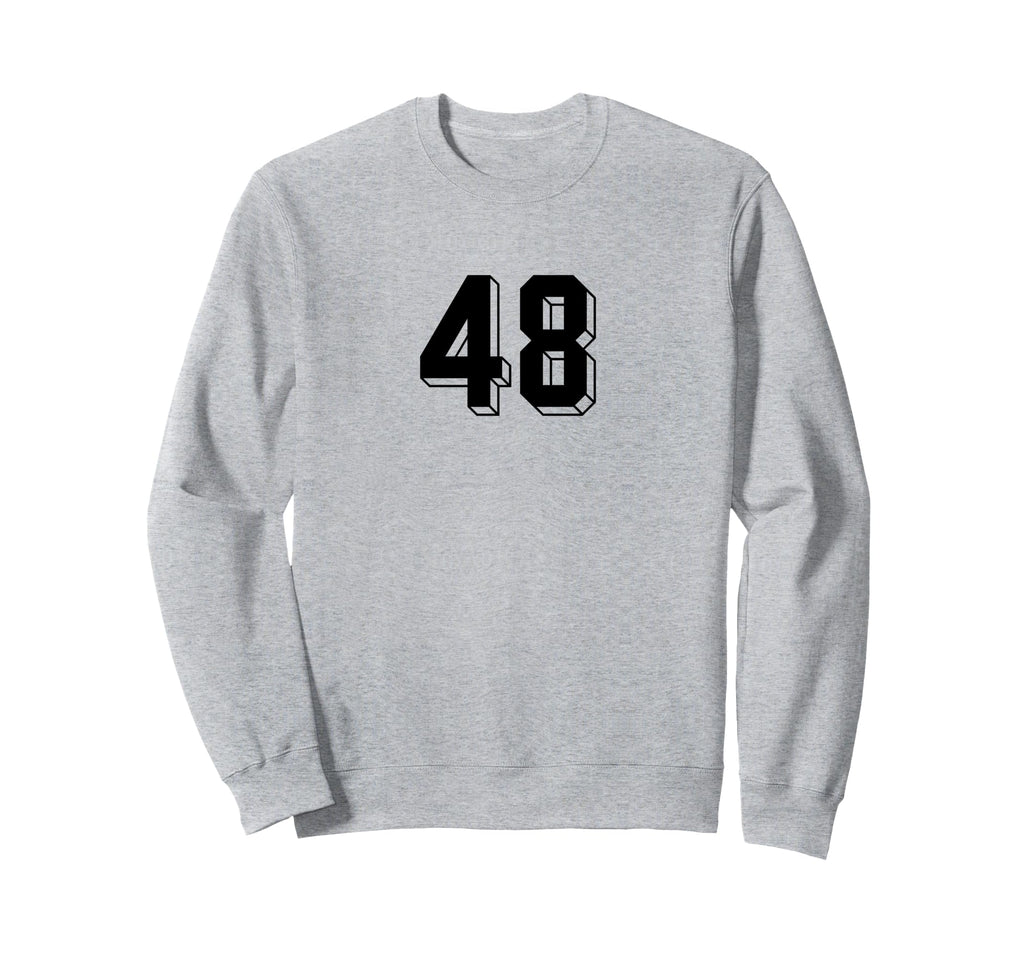 Number 48 80S 90S Soccer Team Jersey Sweatshirt - Graphic Print Unisex - T-Shirt, Sweatshirt, Hoodie