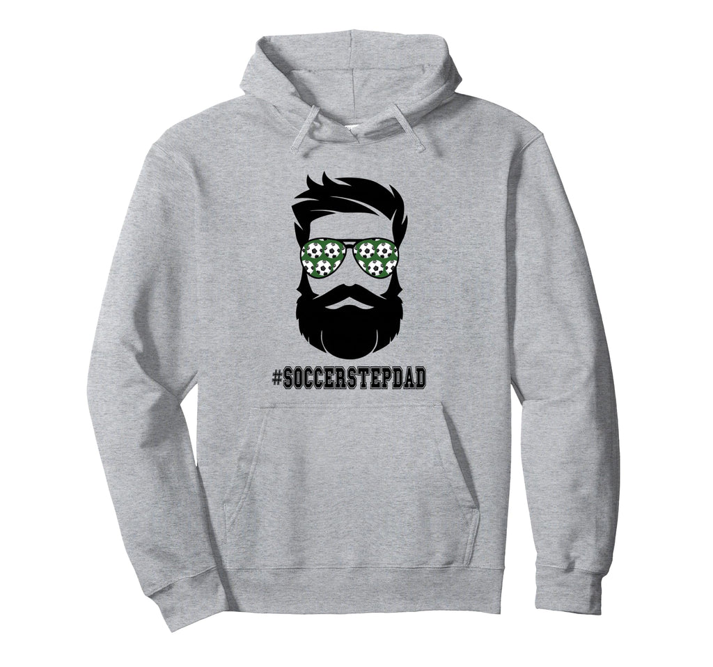 Soccer Stepdad Beard Step Dad Step Hoodie - Custom Art Print for Adults - T-Shirt, Sweatshirt, Hoodie